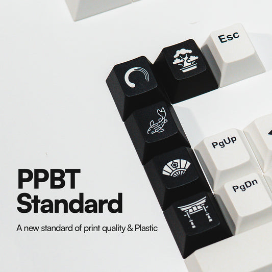 PPBT SHIRAKAWA ALT PBT Dye Sub Keycap Set Japanese Root