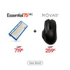 [BUNDLE] Essential75W Wireless Keyboard & Mouse Bundle