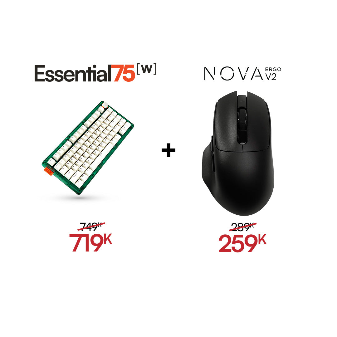 [BUNDLE] Essential75W Wireless Keyboard & Mouse Bundle