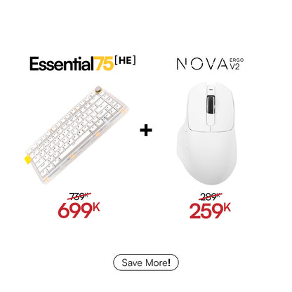 [BUNDLE] Essential75 HE Keyboard & Mouse Bundle