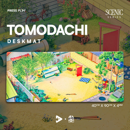 TOMODACHI - Press Play x Omorphia SCENIC Series Gaming Mousepad Deskmat