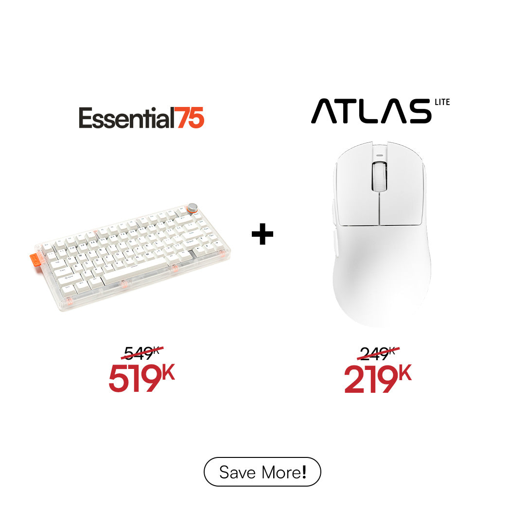 [BUNDLE] Essential75 Wired Keyboard & Mouse Bundle