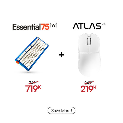 [BUNDLE] Essential75W Wireless Keyboard & Mouse Bundle