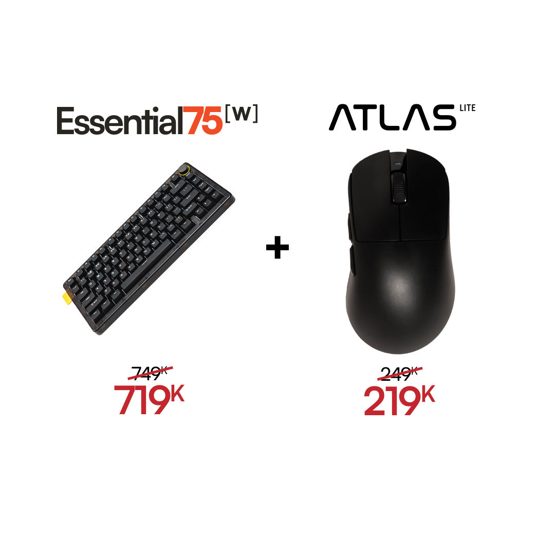 [BUNDLE] Essential75W Wireless Keyboard & Mouse Bundle