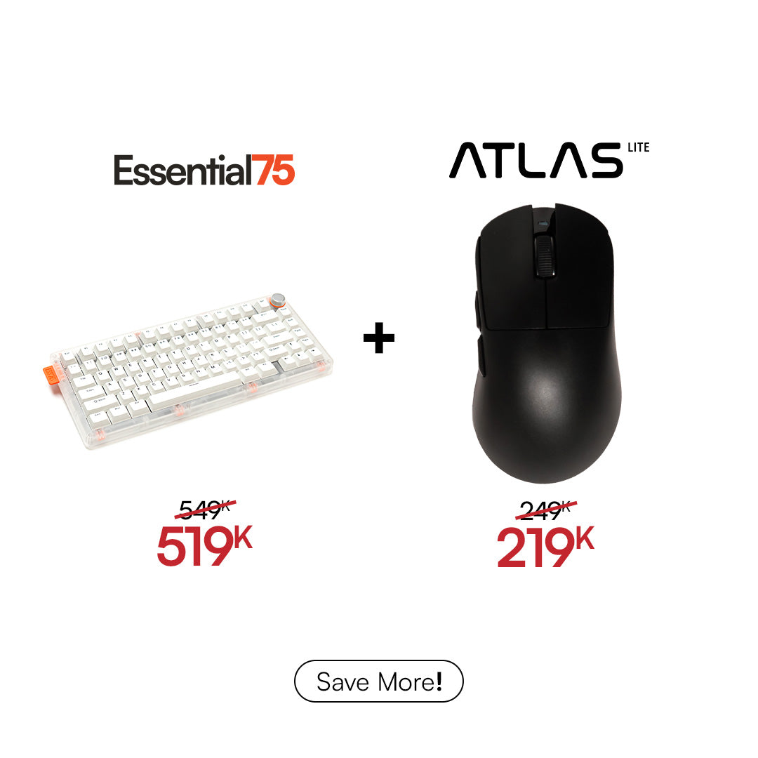 [BUNDLE] Essential75 Wired Keyboard & Mouse Bundle