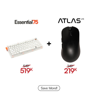[BUNDLE] Essential75 Wired Keyboard & Mouse Bundle