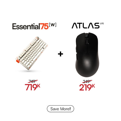 [BUNDLE] Essential75W Wireless Keyboard & Mouse Bundle