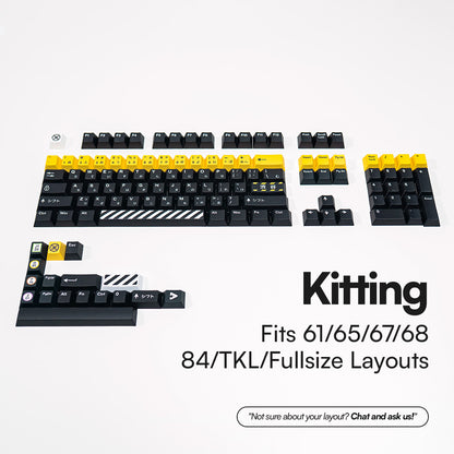 PPBT SHIBUYA ALT PBT Dye Sub Keycap Set Japanese Root