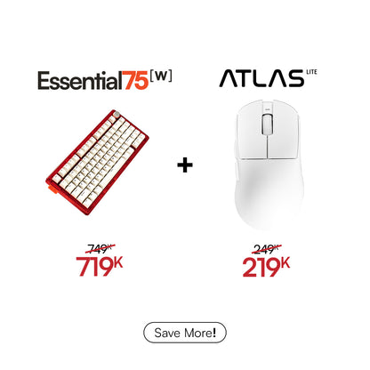 [BUNDLE] Essential75W Wireless Keyboard & Mouse Bundle