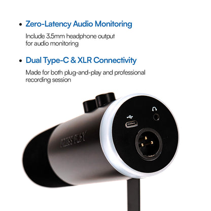 PODIUM D V2 Dynamic Microphone Type-C USB