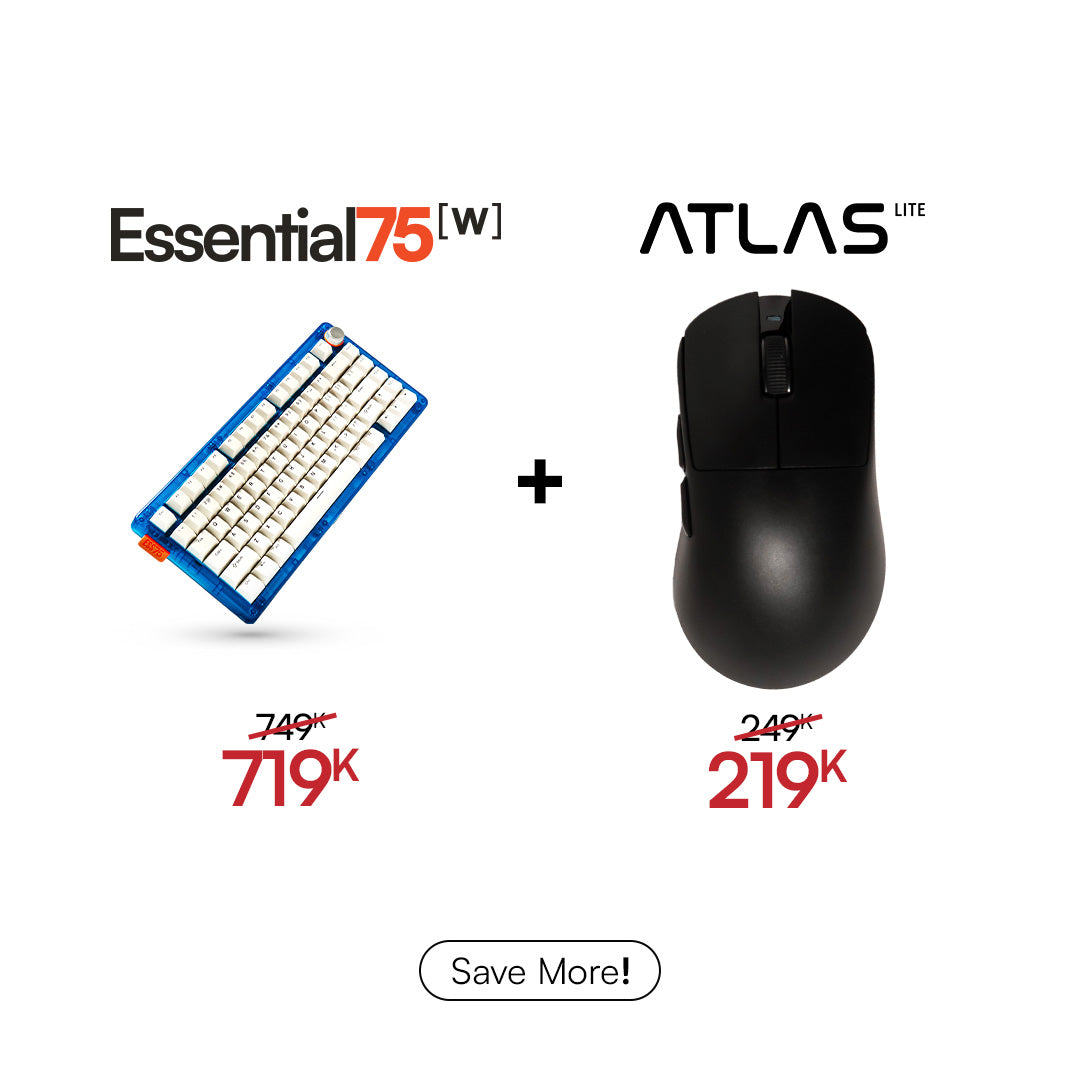 [BUNDLE] Essential75W Wireless Keyboard & Mouse Bundle