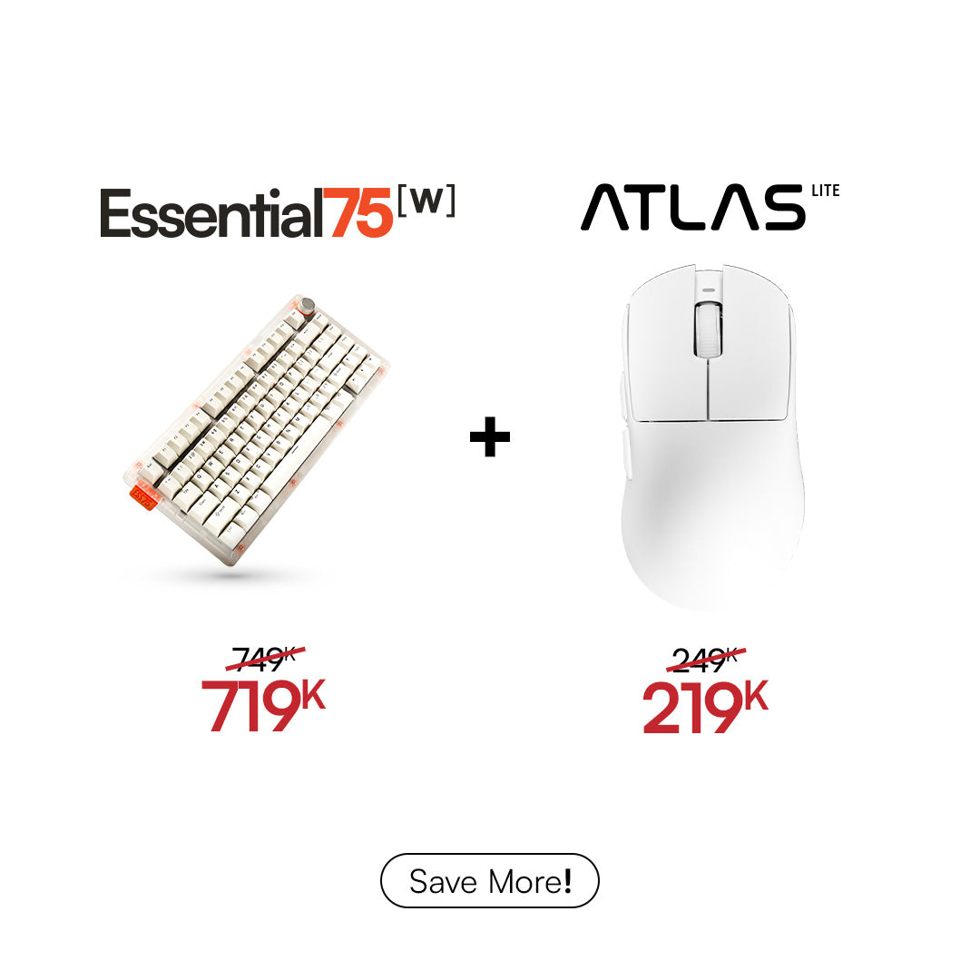 [BUNDLE] Essential75W Wireless Keyboard & Mouse Bundle