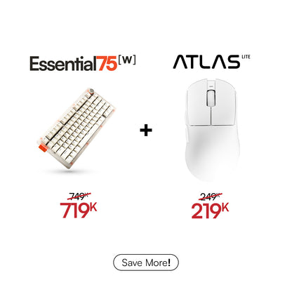 [BUNDLE] Essential75W Wireless Keyboard & Mouse Bundle