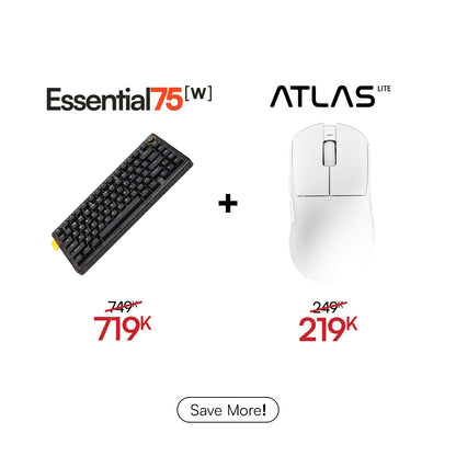 [BUNDLE] Essential75W Wireless Keyboard & Mouse Bundle