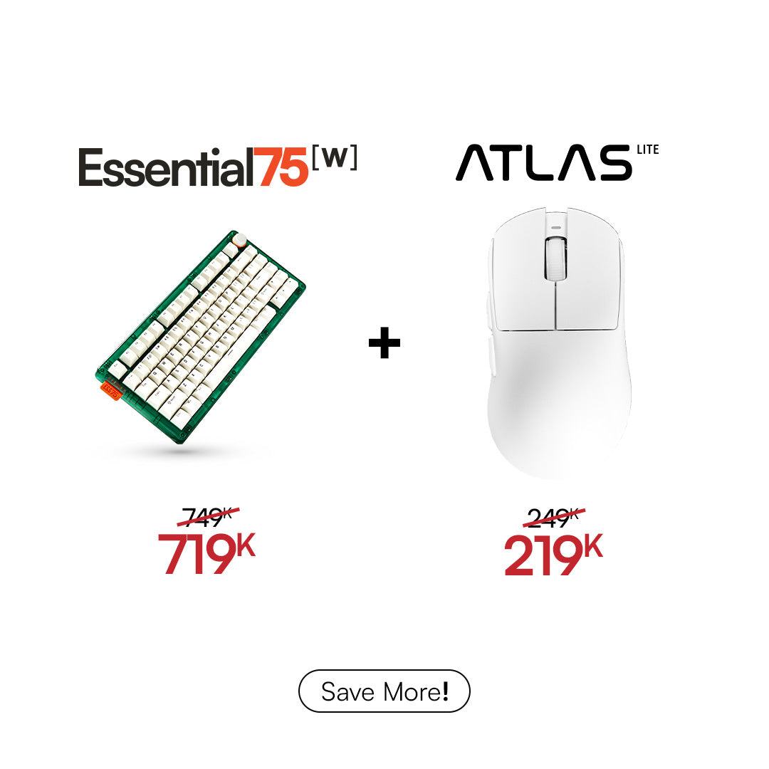 [BUNDLE] Essential75W Wireless Keyboard & Mouse Bundle