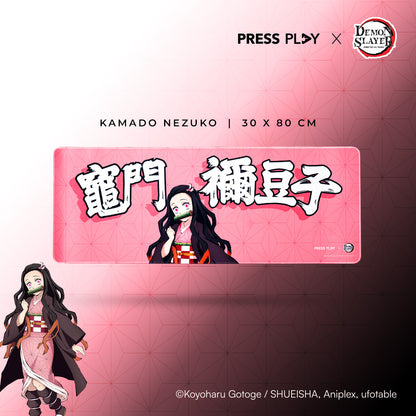 [PRESS PLAY x DEMON SLAYER] CHARACTER 30x80 Gaming Deskmat Mousepad