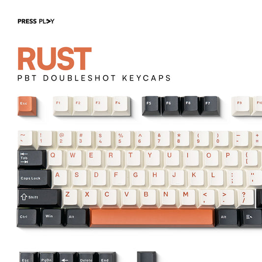 RUST PBT Doubleshot Keycap Set