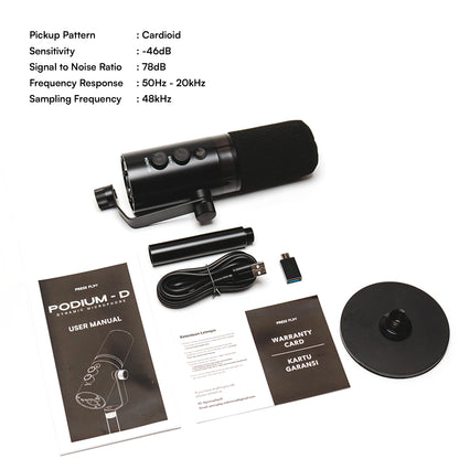 PODIUM D Dynamic Microphone Type-C USB