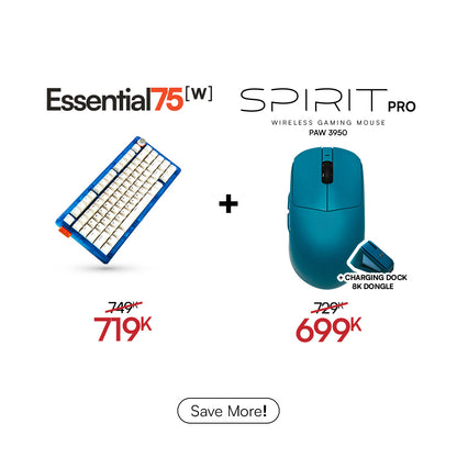 [BUNDLE] Essential75W Wireless Keyboard & Mouse Bundle