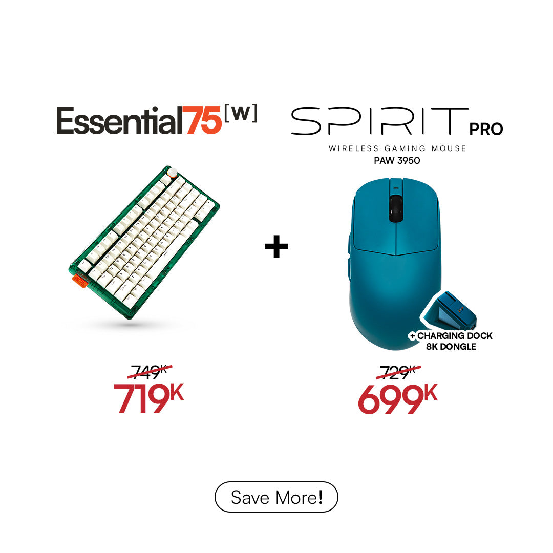 [BUNDLE] Essential75W Wireless Keyboard & Mouse Bundle