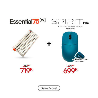 [BUNDLE] Essential75W Wireless Keyboard & Mouse Bundle