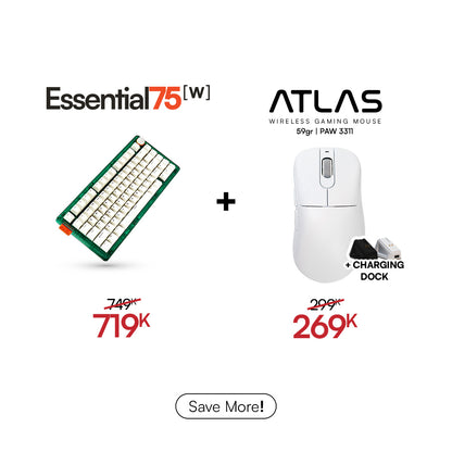 [BUNDLE] Essential75W Wireless Keyboard & Mouse Bundle
