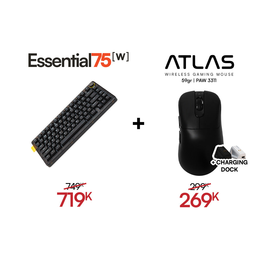 [BUNDLE] Essential75W Wireless Keyboard & Mouse Bundle