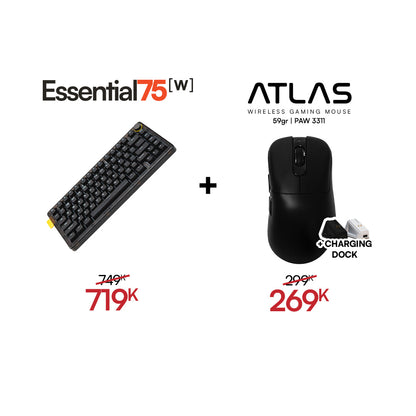 [BUNDLE] Essential75W Wireless Keyboard & Mouse Bundle