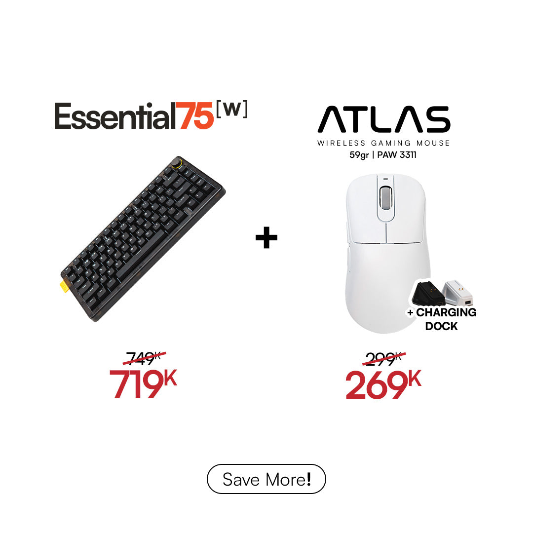 [BUNDLE] Essential75W Wireless Keyboard & Mouse Bundle