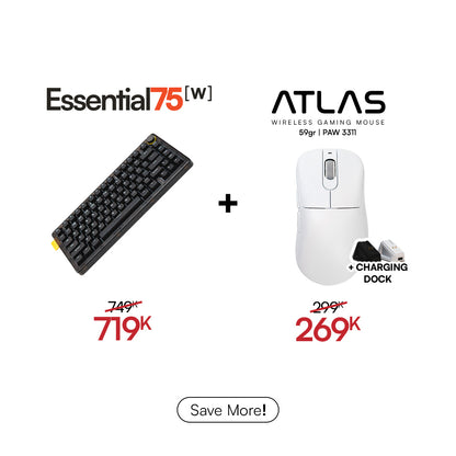 [BUNDLE] Essential75W Wireless Keyboard & Mouse Bundle