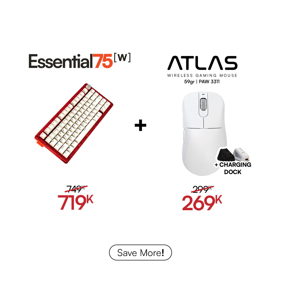 [BUNDLE] Essential75W Wireless Keyboard & Mouse Bundle