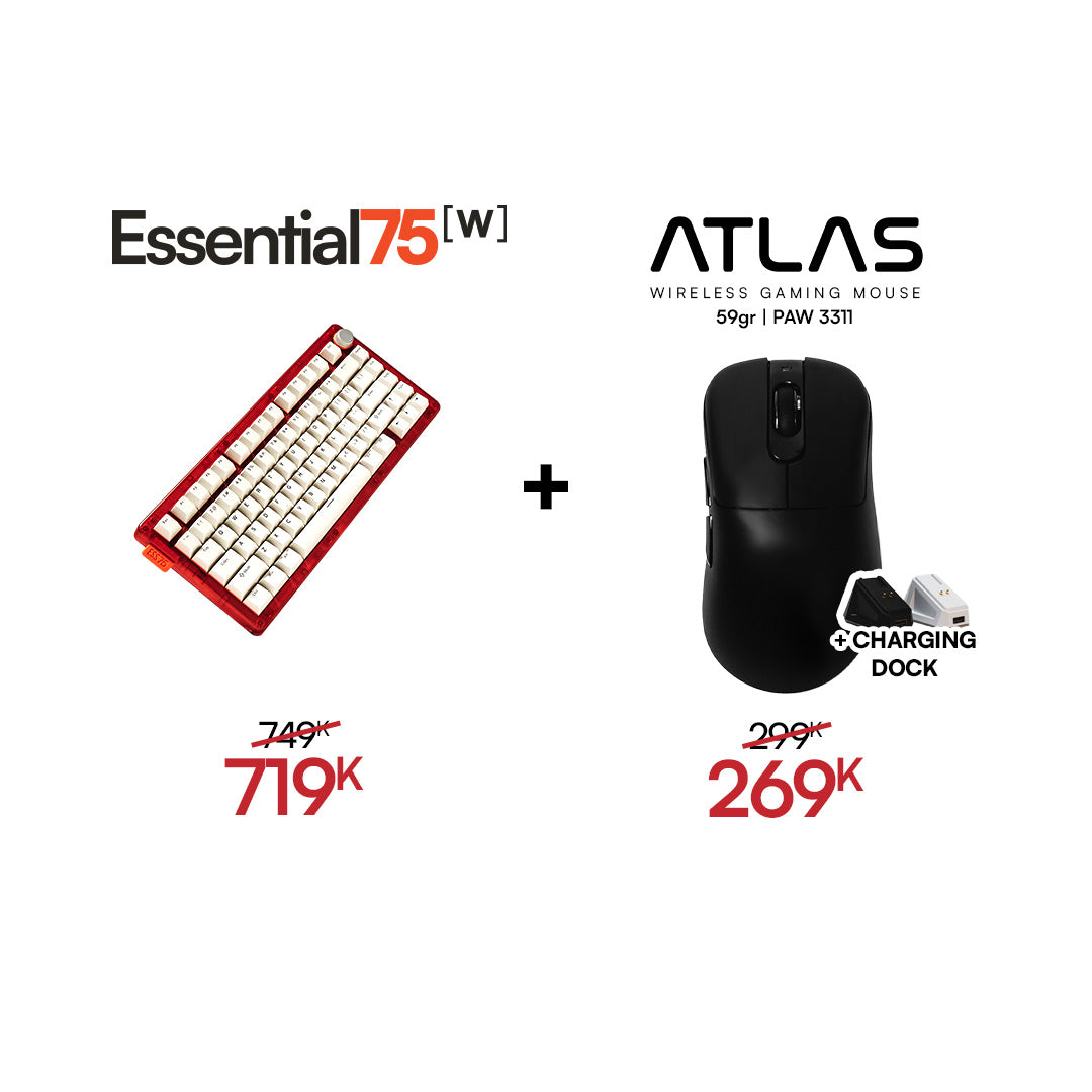 [BUNDLE] Essential75W Wireless Keyboard & Mouse Bundle