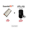 [BUNDLE] Essential75W Wireless Keyboard & Mouse Bundle