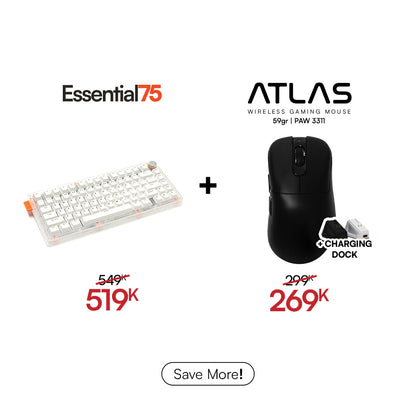 [BUNDLE] Essential75 Wired Keyboard & Mouse Bundle