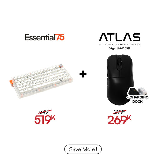 [BUNDLE] Essential75 Wired Keyboard & Mouse Bundle
