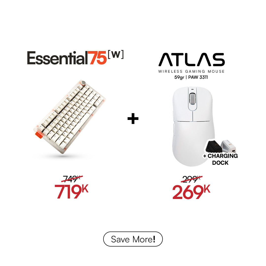 [BUNDLE] Essential75W Wireless Keyboard & Mouse Bundle
