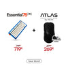 [BUNDLE] Essential75W Wireless Keyboard & Mouse Bundle
