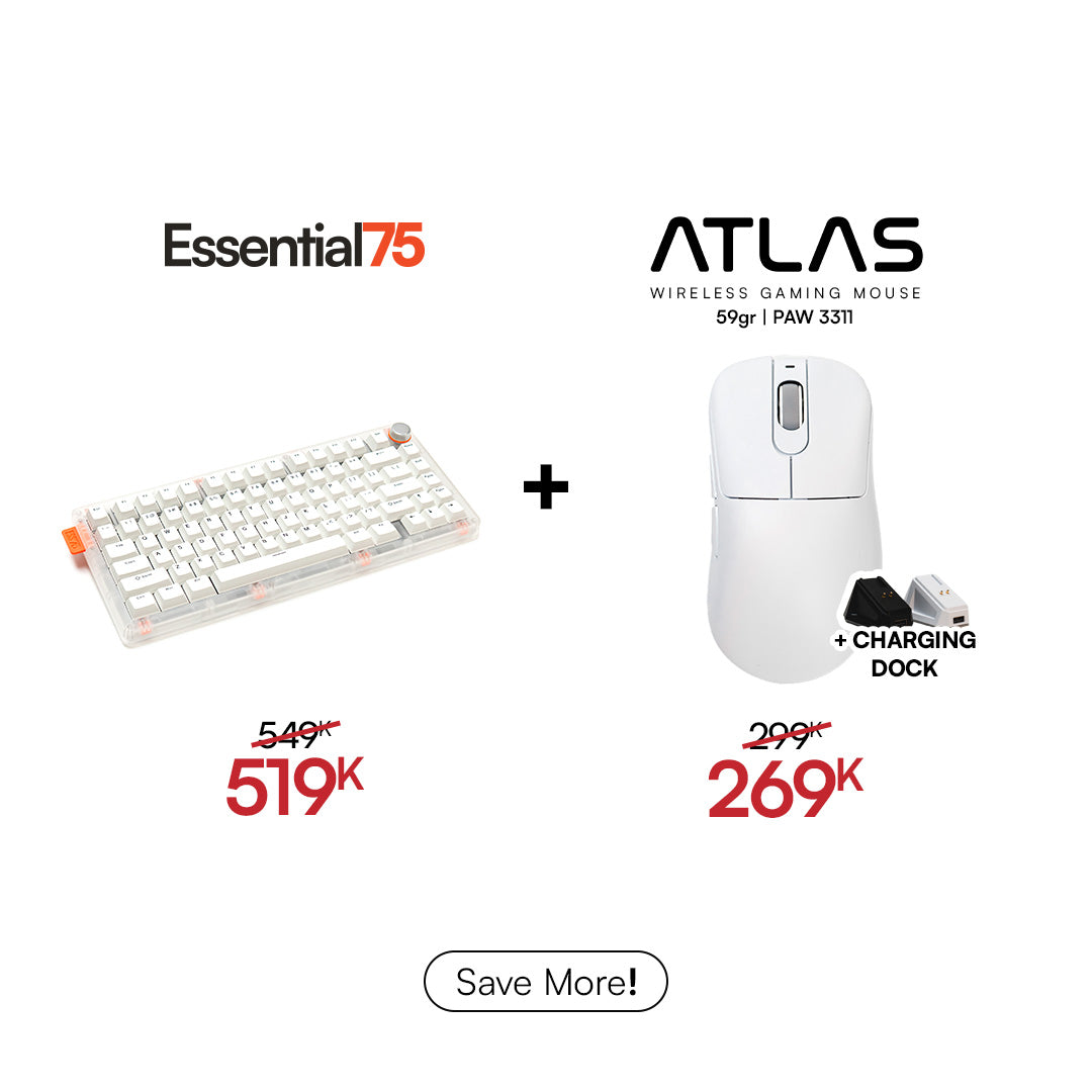 [BUNDLE] Essential75 Wired Keyboard & Mouse Bundle