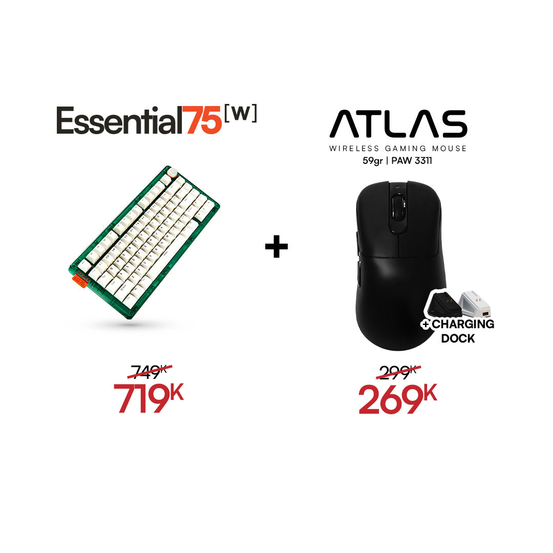 [BUNDLE] Essential75W Wireless Keyboard & Mouse Bundle
