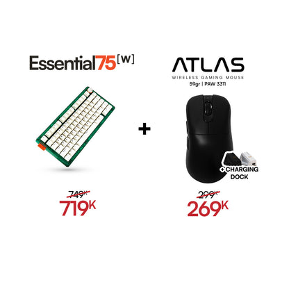 [BUNDLE] Essential75W Wireless Keyboard & Mouse Bundle
