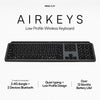 AirKeys Wireless Keyboard Bluetooth 2.4ghz Dongle
