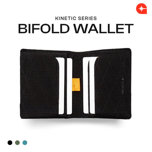 KINETIC Bifold Slim X-Pac Wallet Dompet Sintetis Pria by Press Play