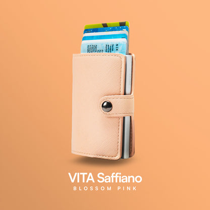 VITA Saffiano RFID Pop Up Card holder by Press Play