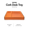 NOOK CORK DESK TRAY Standalone Wooden Tray Organizer
