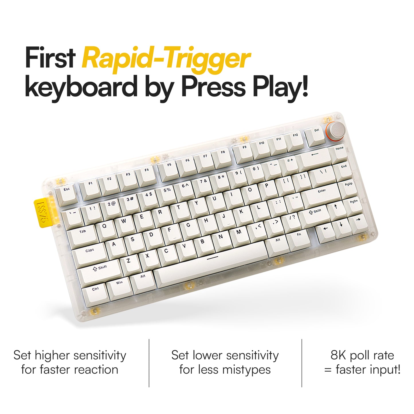 ESSENTIAL75 HE 75% Rapid Trigger Hall Effect Mechanical Keyboard