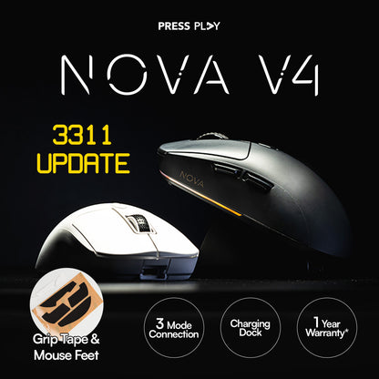 NOVA V4 Lightweight Wireless Gaming Mouse