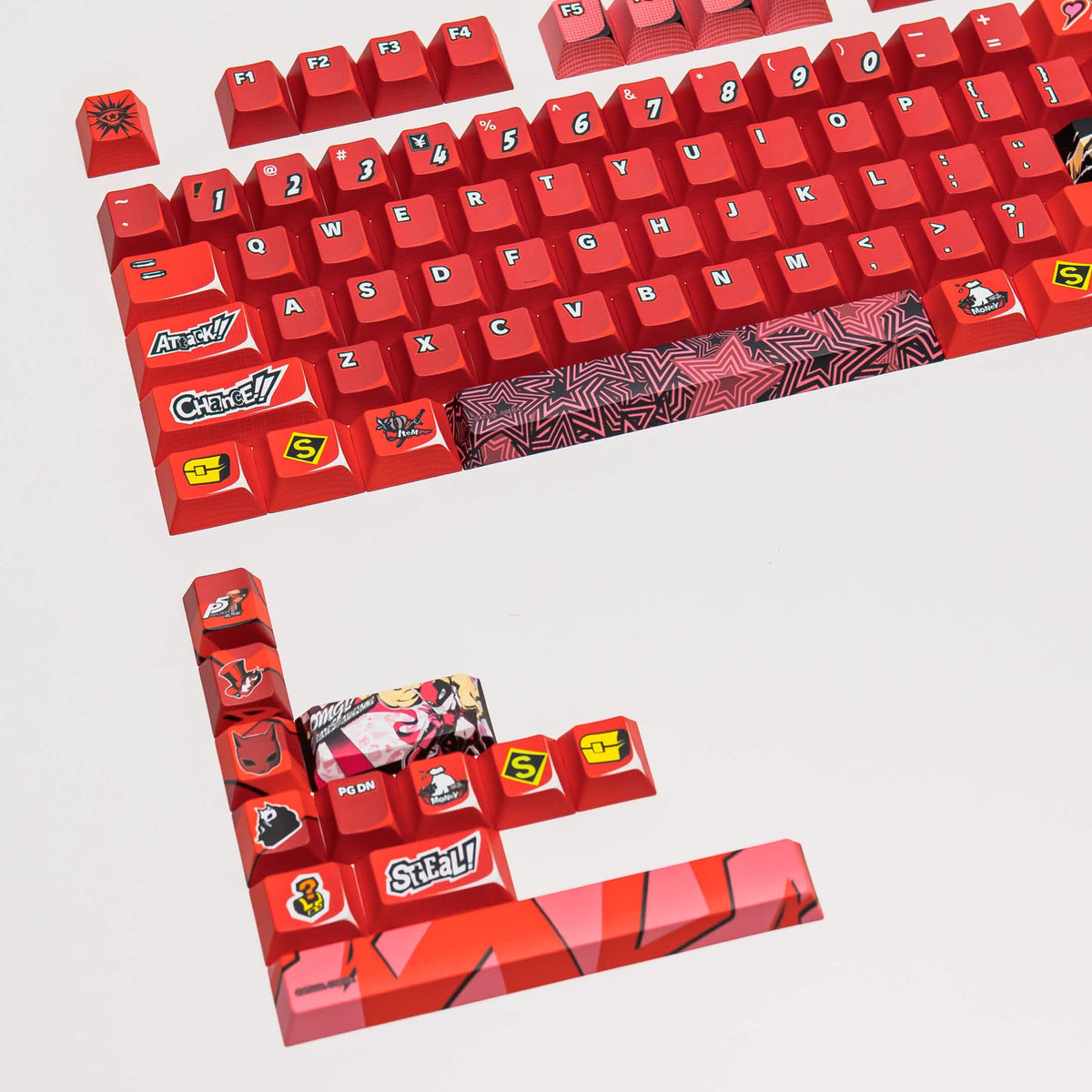 Press Play x Persona 5 Royal PPBT PANTHER Dye Sub Keycaps Set