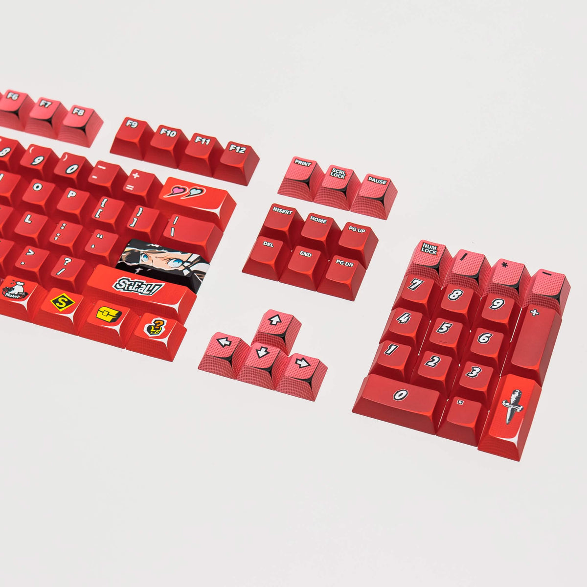 Press Play x Persona 5 Royal PPBT PANTHER Dye Sub Keycaps Set