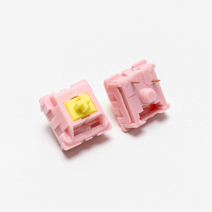 KTT Peach Linear Switch 53g Plate Mount