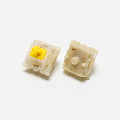 GATERON Milky Yellow Pro KS-3 Linear Switch 60g PCB Mount